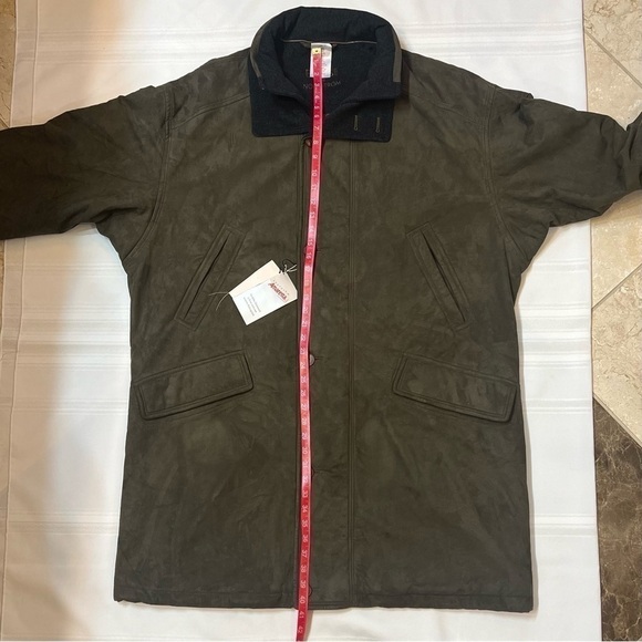 SALE 1/2 OFF Overcoat Top Coat Virgin Wool Cashmere‎ Blend ERES NWT 44R Chestnut - Picture 12 of 16